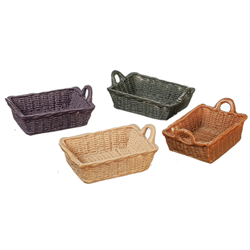 Rectangular Baskets, 4 pc.